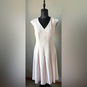 Jones New York Blush Pink Fit and Flare Dress NWT Size 4